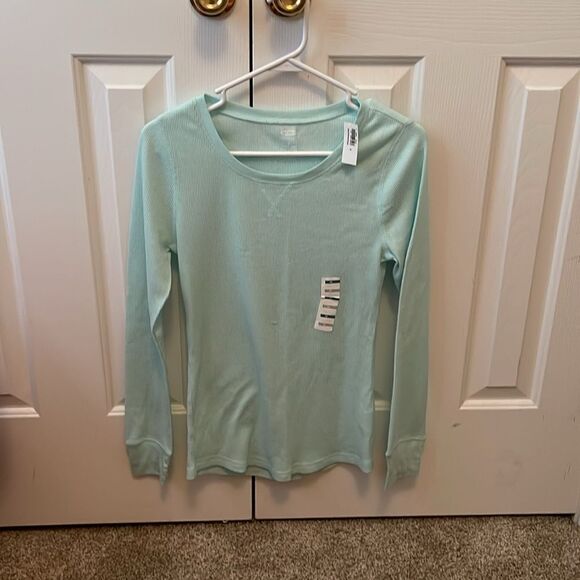 Light Blue Long Sleeve Top - Picture 3 of 5